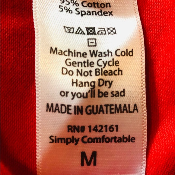 SOLIDS!! True Red Hi-Lo Swing Dress - Picture 2 of 2